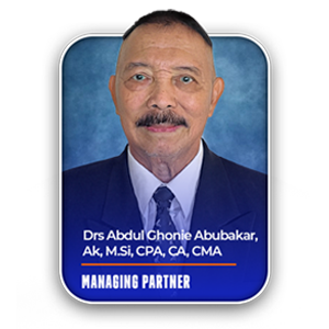 Drs Abdul Ghonie Abubakar, Ak, M.Si, CPA, CA, CMA